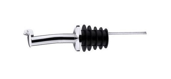 Verseur de bouteille Contacto avec rabat bouchon 12 cm avec tube à air, 367/101