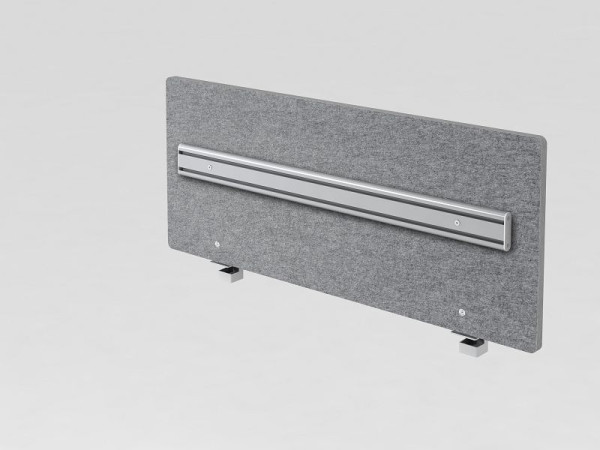 Mur acoustique Hammerbacher ORGA 120 cm, gris chiné, 119,5x2,7/5x50 cm (LxPxH), VARO12/5
