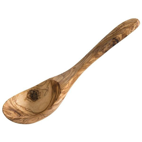 Cuillère APS -OLIVE-, 9,5 x 8,5 cm, manche : 17 cm, bois d'olivier, 00840
