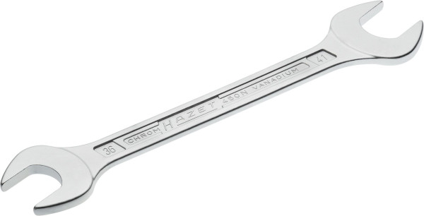 Clé à fourche double Hazet, profil hexagonal extérieur, 36 x 41 mm, 450N-36X41