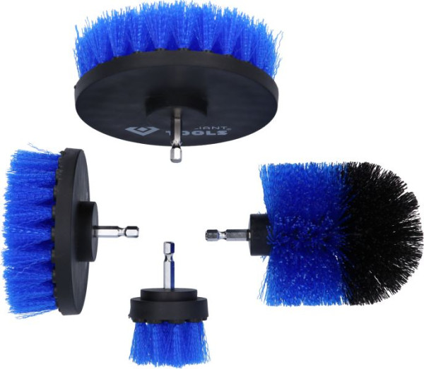 Brilliant Tools BT103110 Ensemble de 4 brosses de forage
