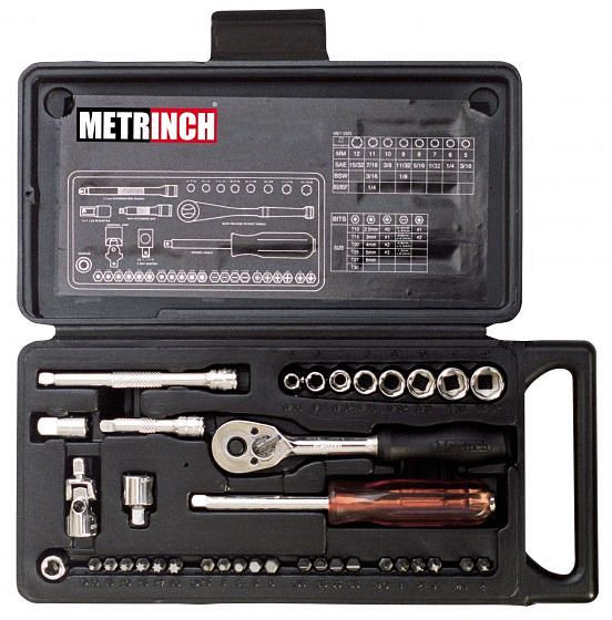 Jeu de douilles Metrinch 37pc MET-0325