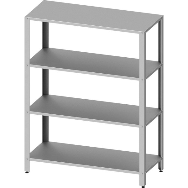 Étagère Stalgast ECO avec étagères lisses 800x500x1800 mm, à monter soi-même (AISI201), DRL08560