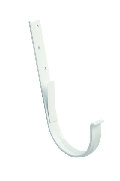 Fer à gouttière Marley avec ressort arrière, galvanisé RG 125, plastifié, blanc, 084015
