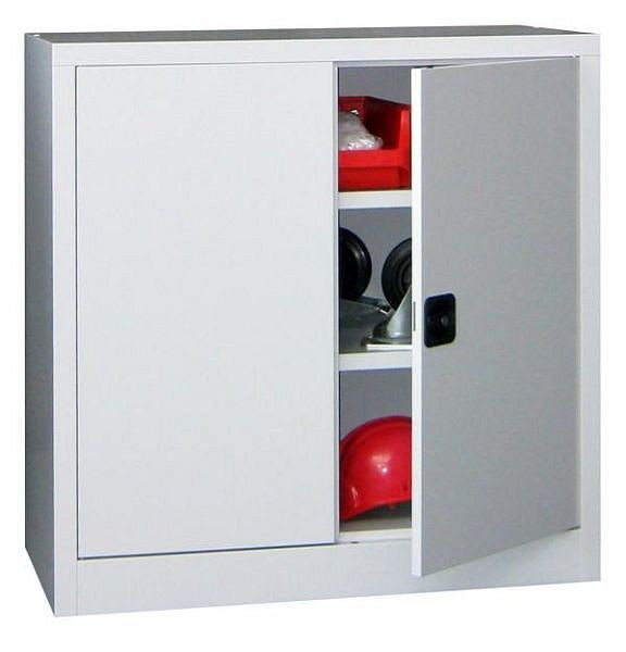 Pavoy armoire à double porte 1000/400/1000, poignée tournante, étagères thermolaquées, 31309-100-401-910905