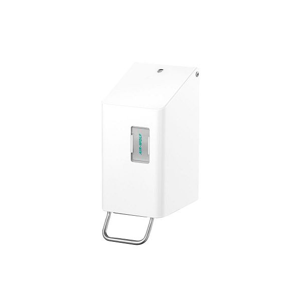 Distributeur de savon et de désinfectant Air Wolf, mural, blanc, 250 ml, acier inoxydable, série Omega, 29-087