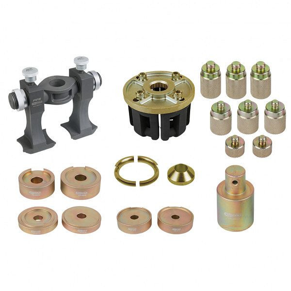 KS Tools jeu d'outils universels pour le démontage/montage des roulements de roue compacts, 33 pièces, 440.9998