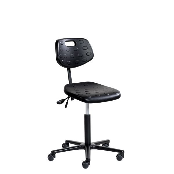 Chaise de travail SOFAME ERGODYN à roulettes, hauteur d'assise 42-56, piètement aluminium, W050050009