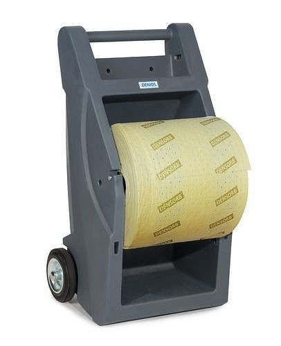 Distributeur mobile DENIOS pour tampons absorbants et chiffons de nettoyage, 251-113