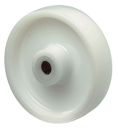 Roue en plastique BS Wheels, largeur de roue 35 mm, Ø de roue 100 mm, capacité de charge 400 kg, bande de roulement/corps de roue en plastique, roulement à rouleaux, lot de 4, B10.106