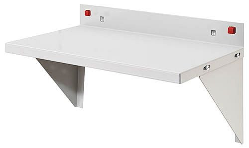 Étagère/tablette en acier Bedrunka+Hirth, dimensions en mm (LxP) : 435 x 250, 03.87.327