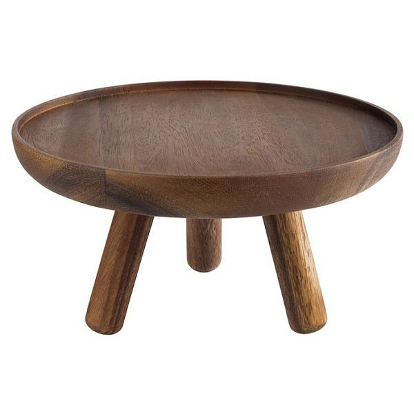 Buffet APS -ACACIA-, Ø 20 cm, hauteur : 10,5 cm, bois d'acacia, 15620