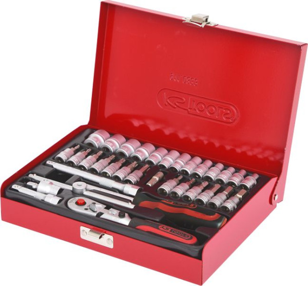 KS Tools Jeu de clés à douille 1/4", 33 pièces, 911.0833