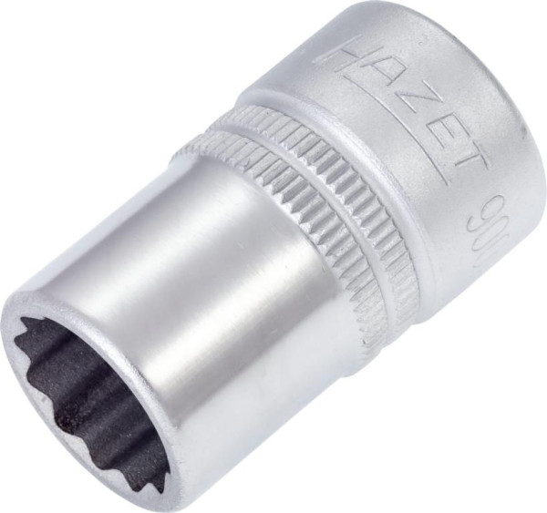 Douille Hazet, Bi-Hex, carré creux 12,5 mm (1/2"), profil de traction extérieur double hexagonal, 9/16", 900AZ-9/16
