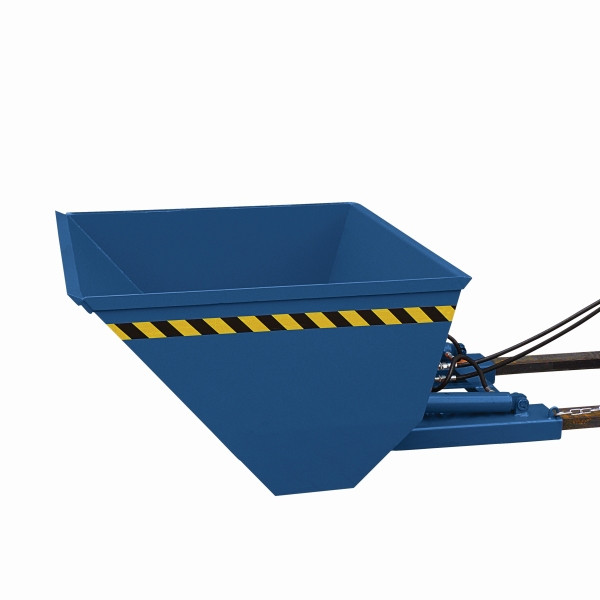 Pelle de chargement industrielle Eichinger avec dispositif de basculement hydraulique, 1600 kg, 500 litres bleu gentiane, 20640800000097