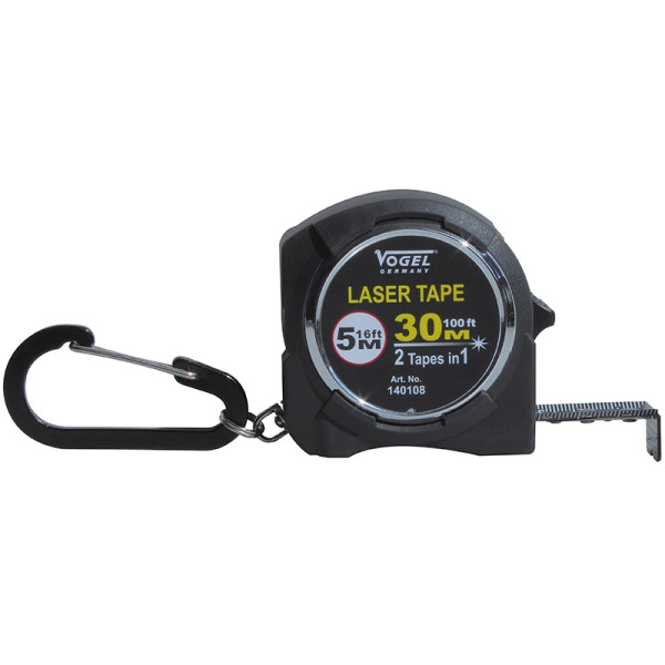Ruban à mesurer Vogel Germany avec télémètre laser, 5 m / 16 ft, 140108