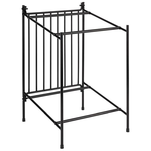 Cadre de buffet APS, métal, adapté aux bacs GN 1/2, pieds antidérapants, 29 x 32,5 cm, hauteur 48 cm, noir, 30329