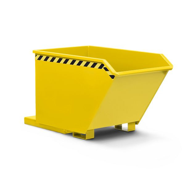 Benne universelle RR Industrietechnik, RUK-75, RAL 1023 jaune signalisation, 0,75 cbm, 120100125