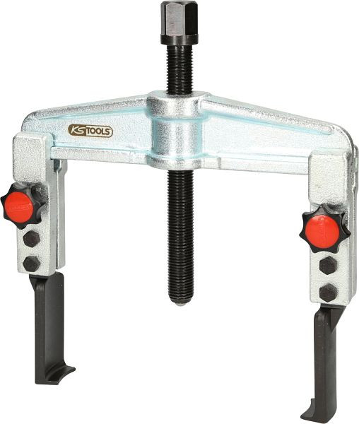 Extracteur universel à dégagement rapide KS Tools, 2 bras avec crochets extrêmement fins et allongés, 25-130 mm, 120 mm, 620.0037