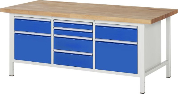 Etabli RAU série 8000 - modèle 8572, L2000 x P900 x H840-1040 mm, 13-8572A2-209B4H.11