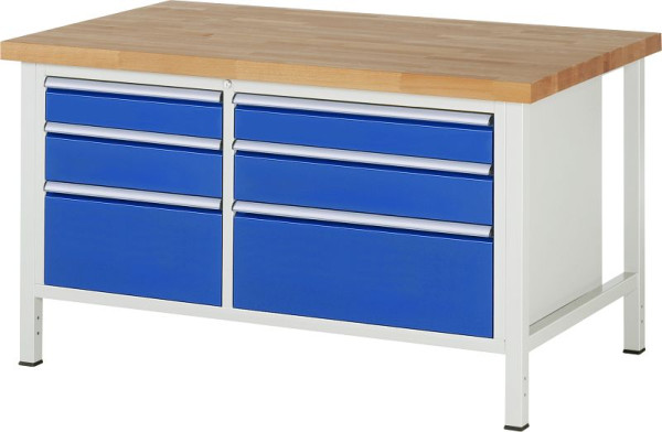 Etabli RAU série 8000 - modèle 8652, L1500 x P900 x H840-1040 mm, 13-8652A2-159B4H.11