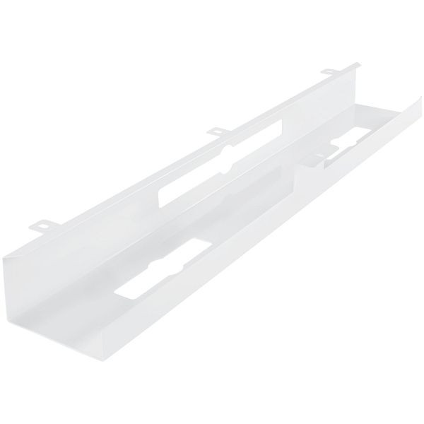 Bureau passe-câbles Amstyle 80x7x13 cm de large blanc, SPM4.006