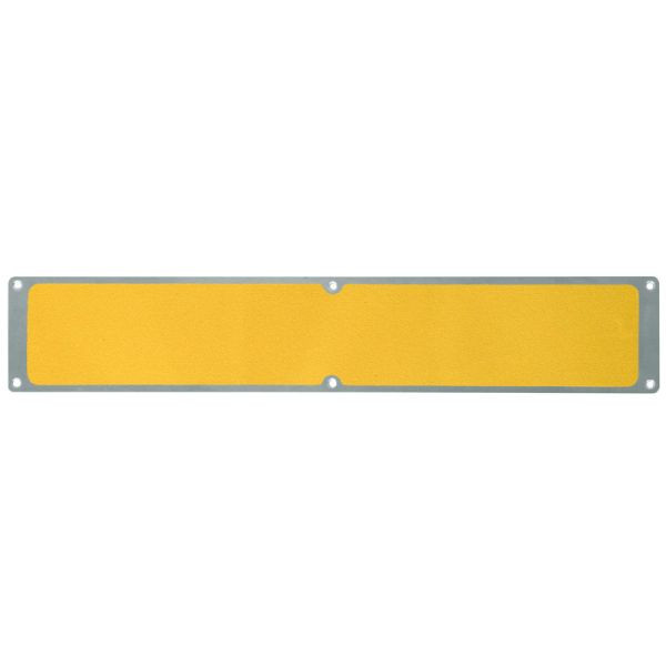 Pantalon de farine plaque antidérapante en aluminium avec revêtement antidérapant m2, universel jaune 114x635mm, APM1GF1