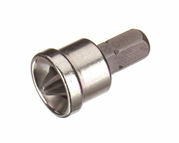 Fixation à vis 1/4" Projahn L25mm PH Nr 2 butée de profondeur, 2708