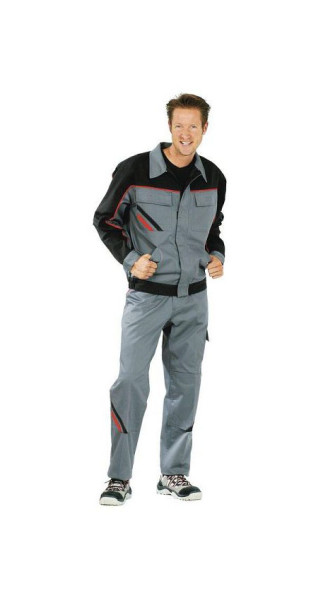 Veste à ceinture Planam Highline, ardoise/noir/rouge, taille 106, 2312106
