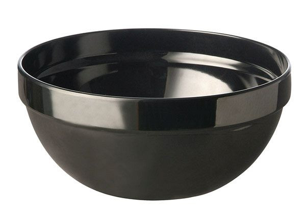 Bol APS -CASUAL MAXI-, Ø 20 cm, hauteur : 9,2 cm, mélamine, noir, 1,8 litres, 83705
