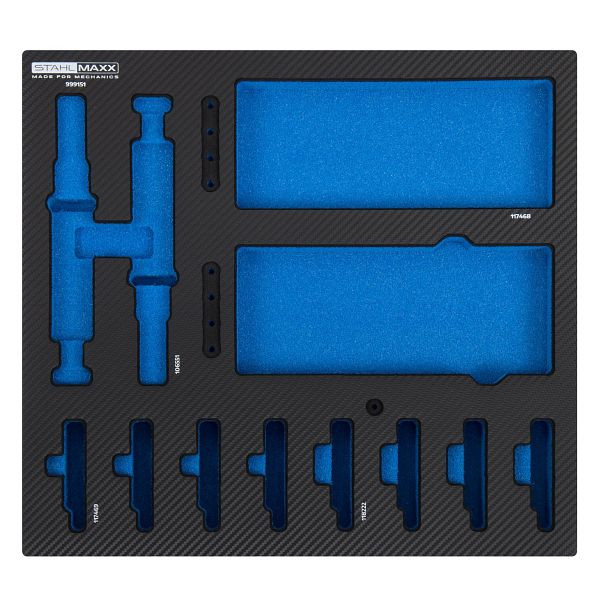 Insert en mousse Stahlmaxx 2/3 pour Porsche, 999151, XXL-999151S