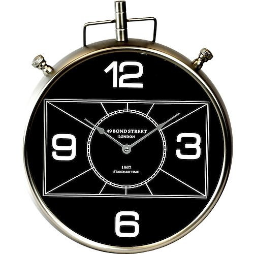 Horloge murale à quartz Technoline &quot;49 Bond Street&quot;, métal, dimensions: Ø 40 cm, 773711