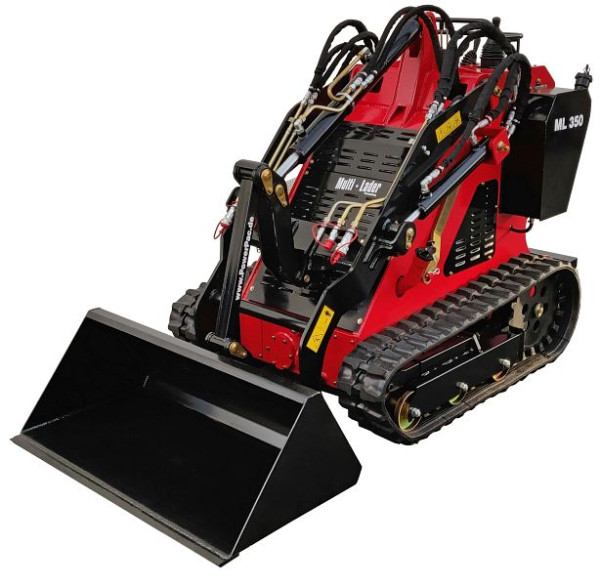 Chargeur multiple PowerPac type ML350 avec chaînes et godet standard, ML350-K