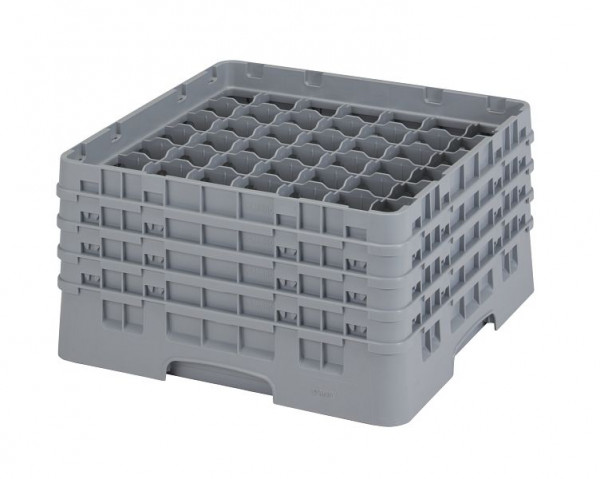 Panier de lavage Cambro 49 compartiments Camrack®, gris doux, 21,5 cm, lot de 2, 49S800151
