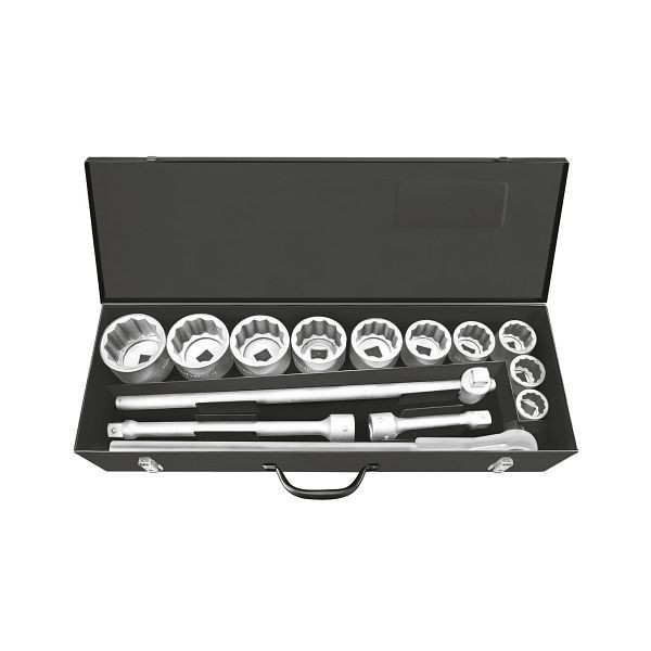 Jeu de douilles MATADOR, 12 pans, 25 (1) mm, 6144 9140