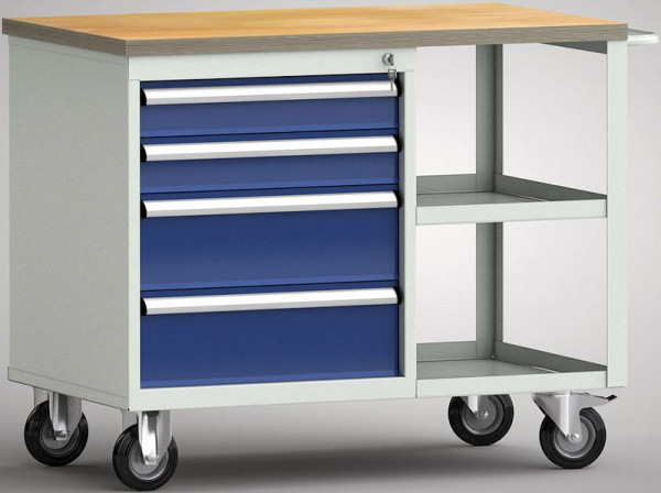 Etabli KLW - 1000 x 620 x 830 mm L x P x H, WS822N-1000M20-E7020