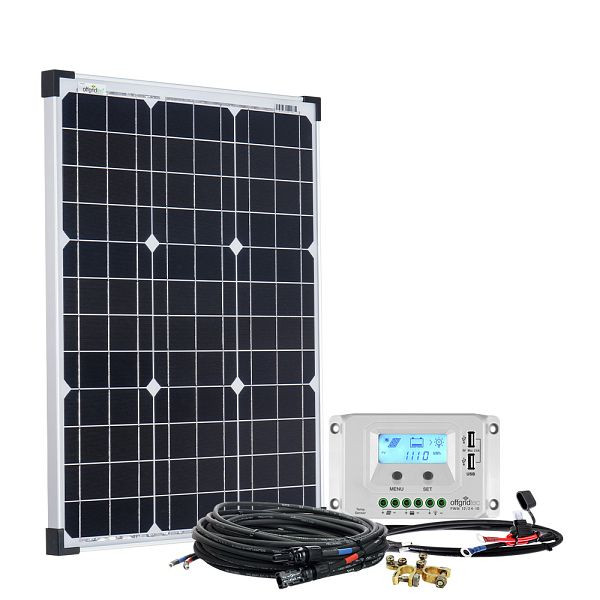 Système solaire Offgridtec basicPremium-S 50W 12V/24V, 4-01-002620