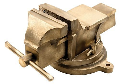 Étau DENIOS, largeur de serrage 170 mm, largeur de mors 170 mm, bronze spécial, pour zones Ex, 262-972