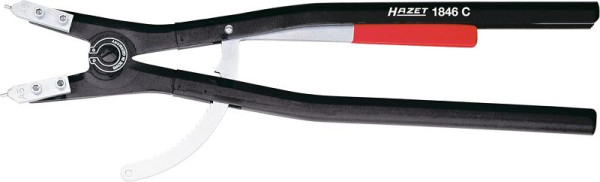 Pince pour circlips Hazet, surface : revêtement par poudre, longueur : 538 mm, pièce de rechange : 1846D-05/2, 1846C-05/2, accessoires : 1846C-05/2, 1846D-05/2, 1846C-5