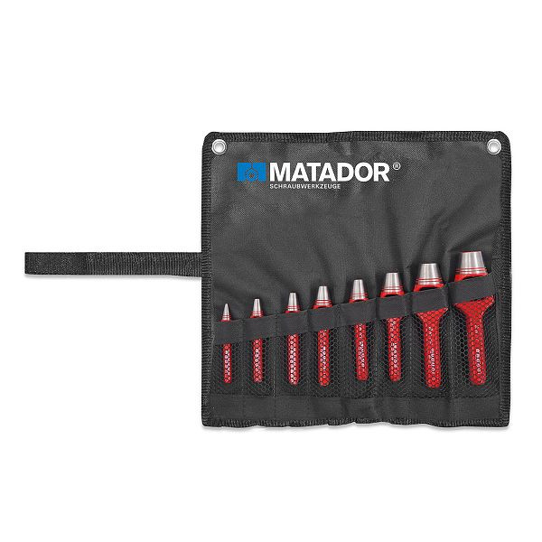 Jeu de poinçons à manche MATADOR, 8 pièces, 0713 9080
