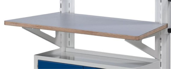 Plan de travail ANKE KSP (multiplex de bouleau) à suspendre; 830/1000 x 500 x 28 mm; Plaque de couche en plastique, 960.581