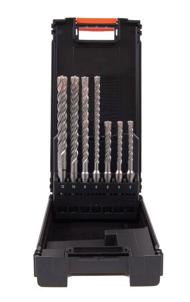Cassette de perçage Projahn Rocket 5 SDS-plus 7 pièces 5 - 12 mm dans une boîte ABS MAMBO, 83744
