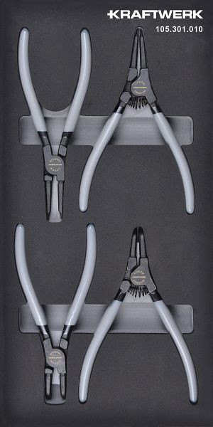 Kraftwerk BASIC LINE EVA pince à circlips, 20x40 cm, 4 pièces, 105.301.010