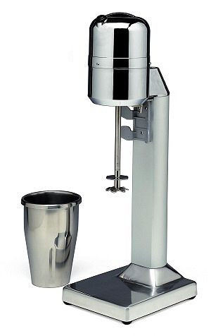 GEPPETTO Frullino Shaker à crème glacée Frozen FZ2075/L avec 1 bol en acier inoxydable à deux vitesses, 60009