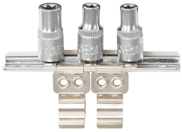 KS Tools Barre de serrage 1/4" pour 3 écrous, 911.1180-3