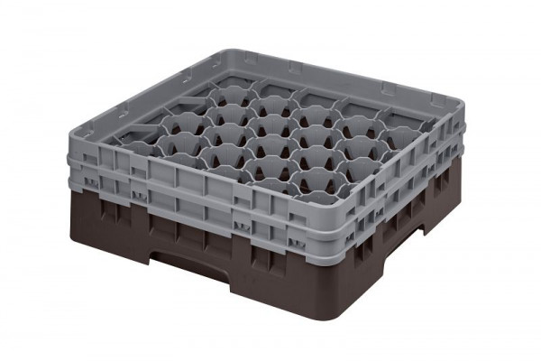 Cambro Panier d'évier Camrack® à 30 compartiments Hauteur maximale de 5,3 po Couleur Brun 30S434167