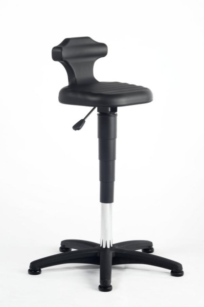 bimos Flex avec patins, mousse PU noire, hauteur d'assise 510-780 mm, 9409-2000