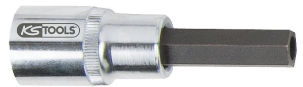 KS Tools Buse d'injection à six pans creux avec alésage 10mm, diamètre 6mm, 152.1086