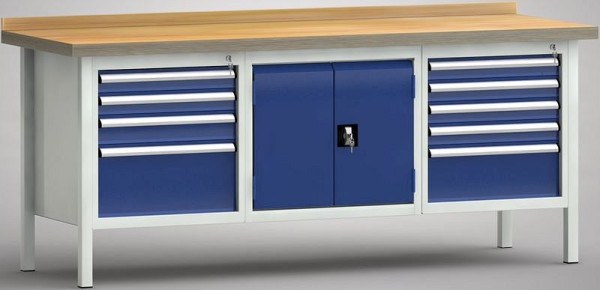 Etabli standard KLW - 2000 x 700 x 840 mm L x P x H, WS239N-2000M40-E7010