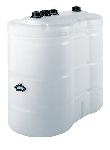 Réservoir en plastique à double paroi DENIOS, indicateur de niveau et raccord de ventilation, 1500 litres, 179-312